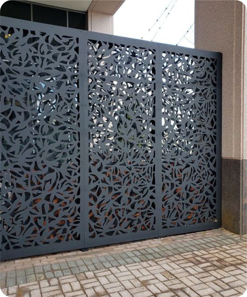 Pagar Ornamen dengan Mesin Laser Cutting Baison