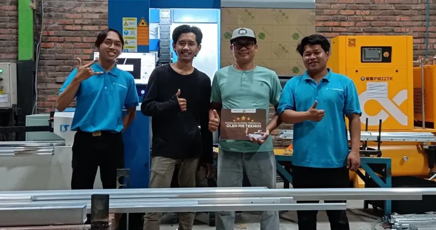 Bengkel Las Customer Pengguna Mesin Laser Baison